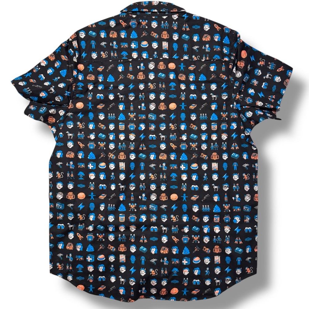 (SOLD) Bethesda Men’s Fallout Button Up NWOT - Picture 2 of 4